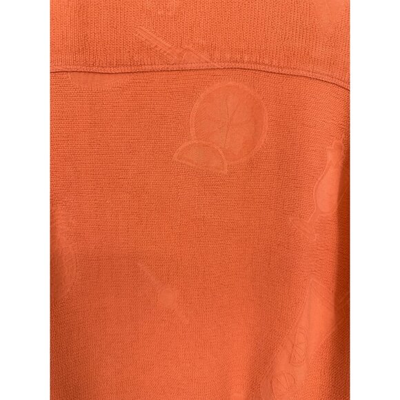 Tommy Bahama Silk Camp Shirt With Drinks & Pineapple Design Short Sleeves Size L - Picture 7 of 12